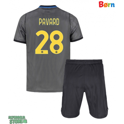 Inter Milan Benjamin Pavard #28 Replika Babytøj Tredje sæt Børn 2026-27 Kortærmet (+ Korte bukser)